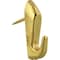 Hillman HILLMAN Brass-Plated Gold Push Pin Picture Hook 10 lb 5 pk 122206 - alternate 1